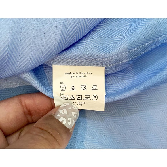 Michael Kors Light Blue Button Down Shirt Mens Size XL - Picture 4 of 6
